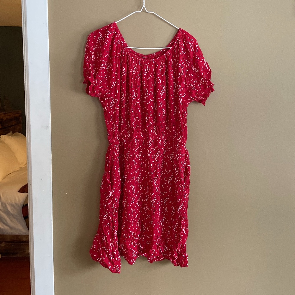 Red dress